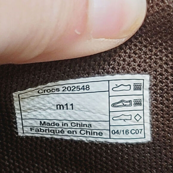 CROCS SWIFTWATER EDGE MESH SLIP ON LOAFER, sz 11 - Picture 10 of 10